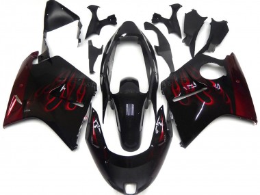 1996-2007 Rouge Profond Flamme Honda CBR1100XX Carénage Moto