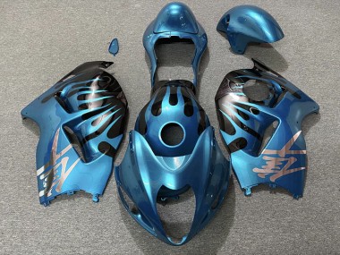 1997-2007 Bleu Ciel & Noir Suzuki GSXR 1300 Carénage Moto