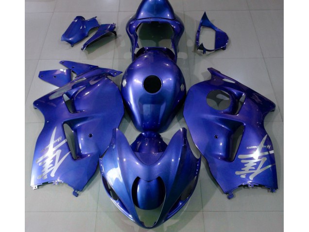 1997-2007 Logo Bleu Brillant & Argent Suzuki GSXR 1300 Carénage Moto 1997-2007 Logo Bleu Brillant & Argent Suzuki GSXR 1300 Carénage Moto