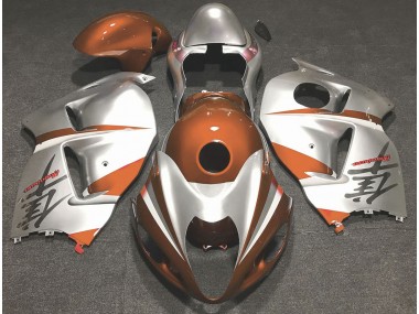 1997-2007 Orange Brillant & Argent Suzuki GSXR 1300 Carénage Moto