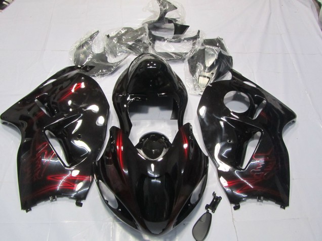 1997-2007 Rouge Brillant Profond Suzuki GSXR 1300 Carénage Moto 1997-2007 Rouge Brillant Profond Suzuki GSXR 1300 Carénage Moto