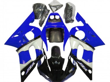 1998-2002 Bleu Blanc & Noir Yamaha R6 Carénage Moto