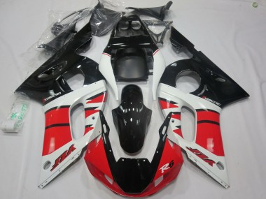 1998-2002 Conception Rouge Blanc Yamaha R6 Carénage Moto