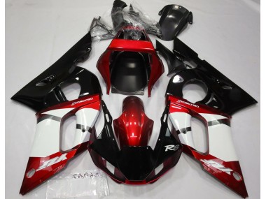 1998-2002 Rouge Métallisé Yamaha R6 Carénage Moto