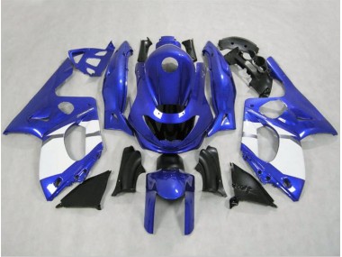 1998-2007 Bleu Brillant & Blanc Yamaha YZF600 Carénage Moto