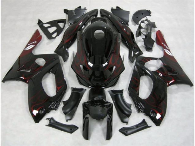 1998-2007 Rosso Fiamma Yamaha YZF600 Carénage Moto 1998-2007 Rosso Fiamma Yamaha YZF600 Carénage Moto