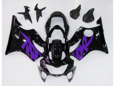 1999-2000 Noir Brillant & Violet Honda CBR600 F4 Carénage Moto