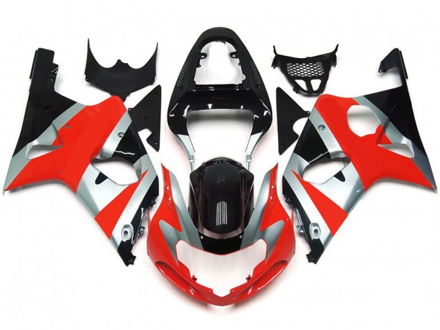 2000-2002 Kit De Style Rouge Brillant OEM Suzuki GSXR 1000 Carénage Moto