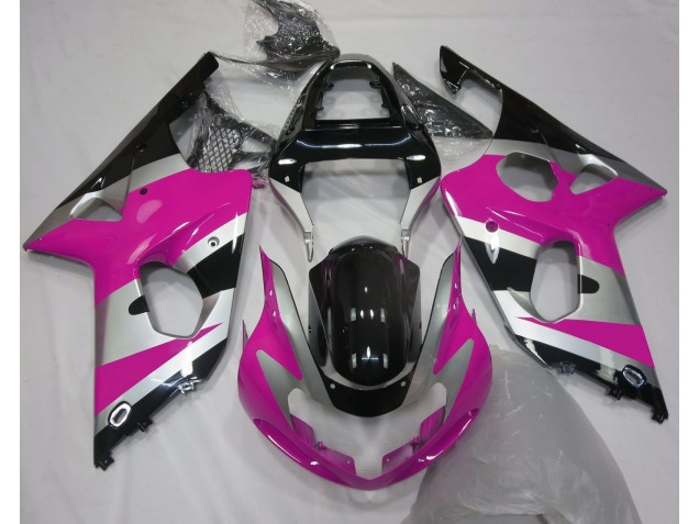 2000-2002 Style Argent Rose OEM Suzuki GSXR 1000 Carénage Moto 2000-2002 Style Argent Rose OEM Suzuki GSXR 1000 Carénage Moto