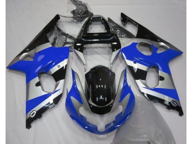 2000-2002 Style Bleu Argent OEM Suzuki GSXR 1000 Carénage Moto