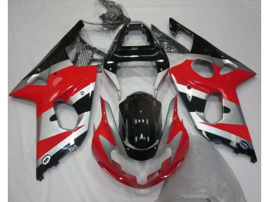 2000-2002 Style Rouge Argent OEM Suzuki GSXR 1000 Carénage Moto