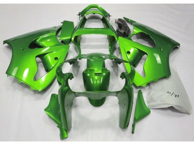 2000-2002 Vert Métallisé Kawasaki ZX6R Carénage Moto