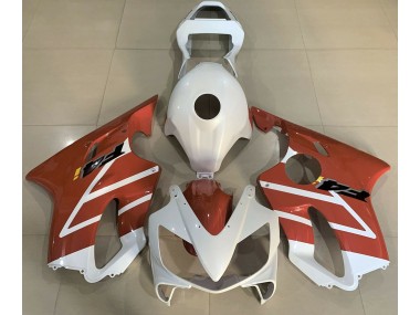 2001-2003 Blanc Brillant & Orange Honda CBR600 F4i Carénage Moto