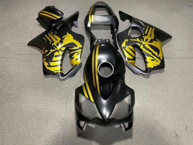 2001-2003 Crane Noir Mat & Doré Honda CBR600 F4i Carénage Moto