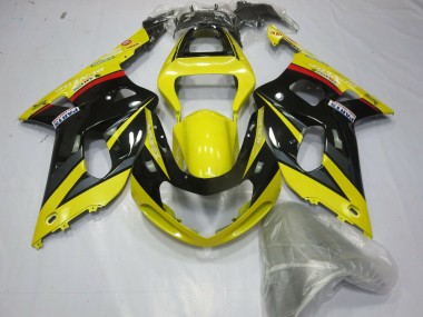 2001-2003 Jaune Noir & Gris Suzuki GSXR 600-750 Carénage Moto