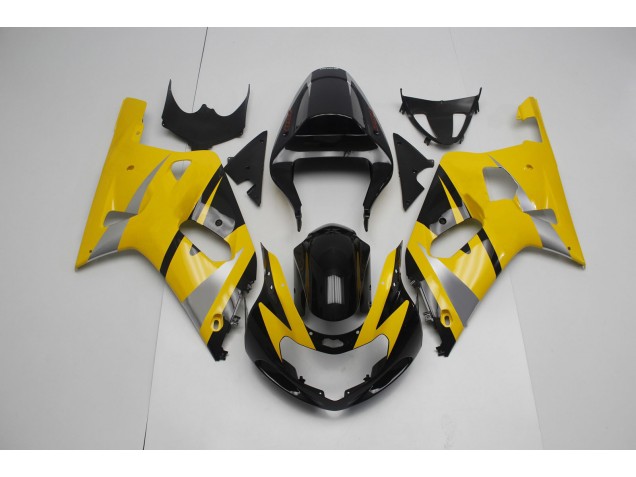2001-2003 Jaune & Noir Suzuki GSXR 600-750 Carénage Moto 2001-2003 Jaune & Noir Suzuki GSXR 600-750 Carénage Moto