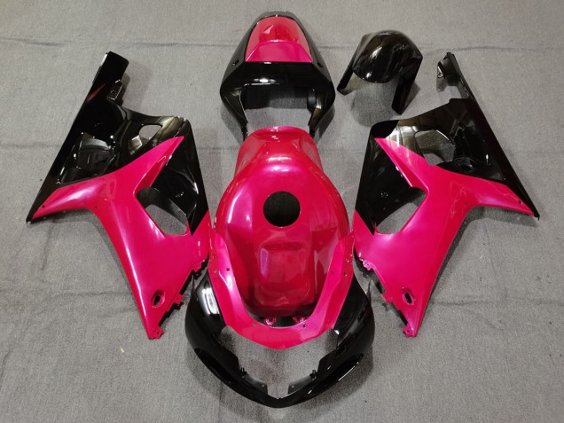 2001-2003 Rose Brillant & Noir Suzuki GSXR 600-750 Carénage Moto 2001-2003 Rose Brillant & Noir Suzuki GSXR 600-750 Carénage Moto