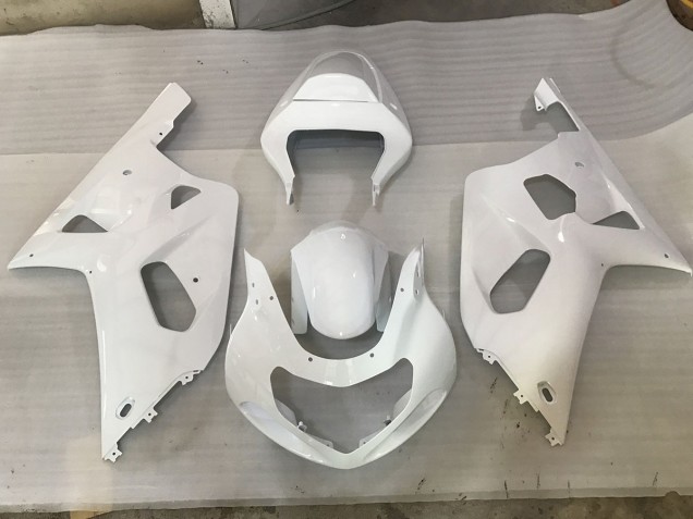 2001-2003 Rs Blanc Suzuki GSXR 600-750 Carénage Moto 2001-2003 Rs Blanc Suzuki GSXR 600-750 Carénage Moto