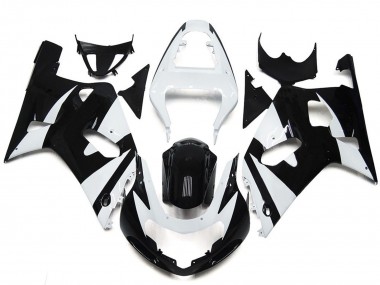 2001-2003 Style Blanc & Noir OEM Suzuki GSXR 600-750 Carénage Moto