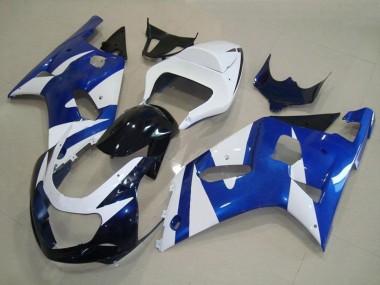 2001-2003 Style Bleu & Blanc OEM Suzuki GSXR 600-750 Carénage Moto