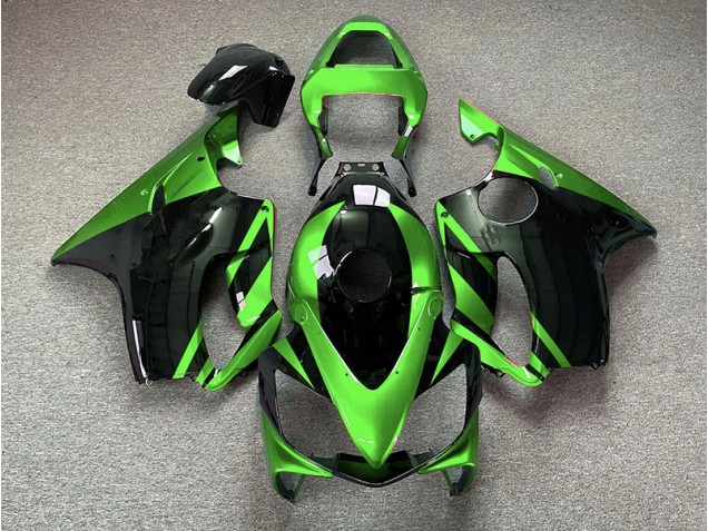 2001-2003 Vert Brillant & Noir Honda CBR600 F4i Carénage Moto 2001-2003 Vert Brillant & Noir Honda CBR600 F4i Carénage Moto