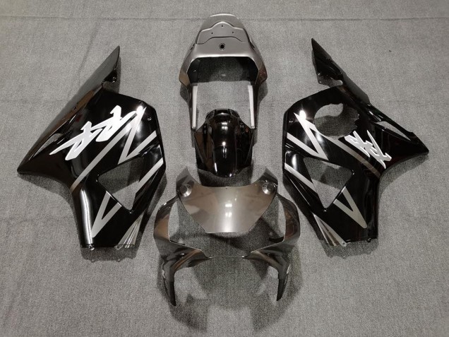 2002-2003 Argent Brillant & Noir Honda CBR954RR Carénage Moto 2002-2003 Argent Brillant & Noir Honda CBR954RR Carénage Moto