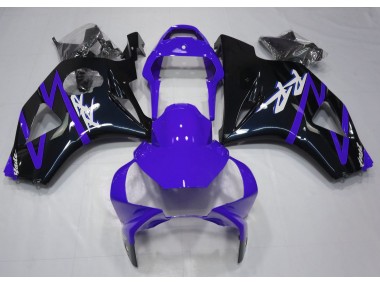 2002-2003 Noir Brillant & Violet Honda CBR954RR Carénage Moto
