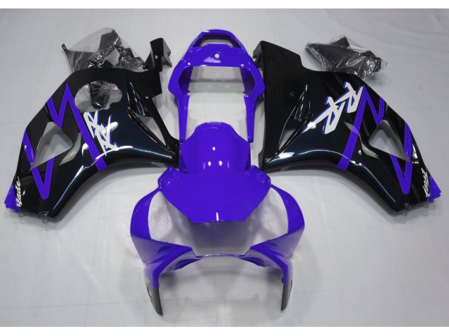 2002-2003 Noir Brillant & Violet Honda CBR954RR Carénage Moto 2002-2003 Noir Brillant & Violet Honda CBR954RR Carénage Moto