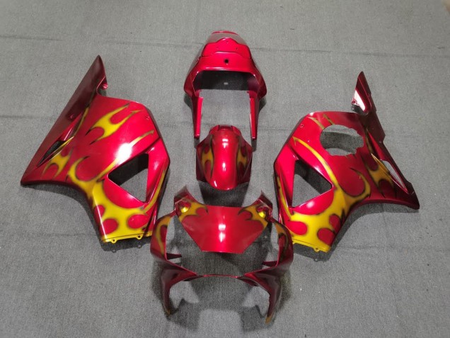2002-2003 Style Rouge & Or Honda CBR954RR Carénage Moto 2002-2003 Style Rouge & Or Honda CBR954RR Carénage Moto