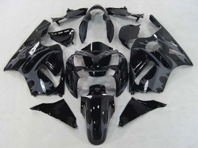 2002-2005 Guerrier Noir Kawasaki ZX12R Carénage Moto 2002-2005 Guerrier Noir Kawasaki ZX12R Carénage Moto