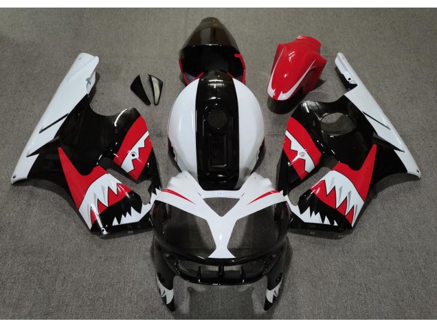 2002-2005 Requin Rouge Kawasaki ZX12R Carénage Moto