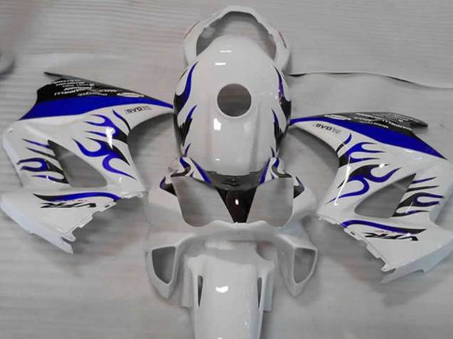 2002-2012 Bianco Blu Fiamma Honda VFR800 Carénage Moto