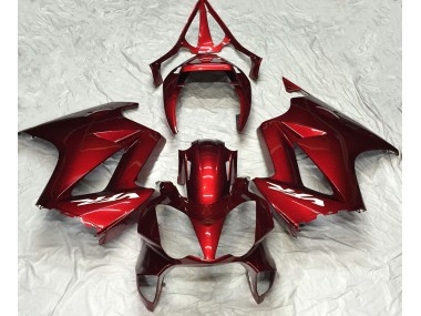 2002-2012 Plaine Rouge Foncé Honda VFR800 Carénage Moto
