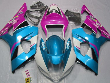 2003-2004 Bleu Brillant & Noir Mat Suzuki GSXR 1000 Carénage Moto