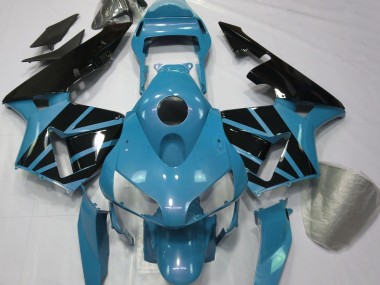 2003-2004 Bleu Clair & Noir Brillant Honda CBR600RR Carénage Moto