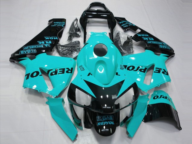 2003-2004 Bleu Clair Repsol Honda CBR600RR Carénage Moto