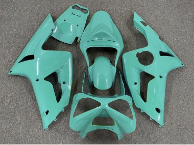 2003-2004 Cyan Brillant Uni Kawasaki ZX6R Carénage Moto
