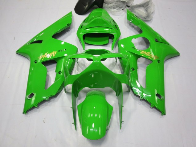 2003-2004 Ninja Vert Kawasaki ZX6R Carénage Moto 2003-2004 Ninja Vert Kawasaki ZX6R Carénage Moto
