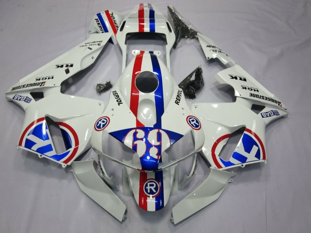 2003-2004 Repsol 69 Honda CBR600RR Carénage Moto 2003-2004 Repsol 69 Honda CBR600RR Carénage Moto