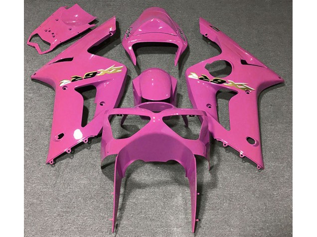2003-2004 Rose Brillant Kawasaki ZX6R Carénage Moto 2003-2004 Rose Brillant Kawasaki ZX6R Carénage Moto