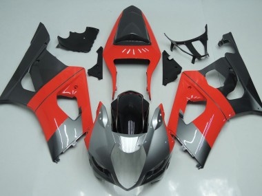 2003-2004 Rouge Argent & Noir Suzuki GSXR 1000 Carénage Moto