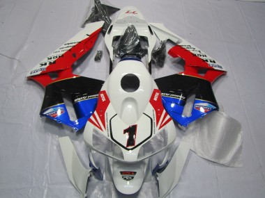 2003-2004 Rouge Blanc Noir & Bleu Honda CBR600RR Carénage Moto