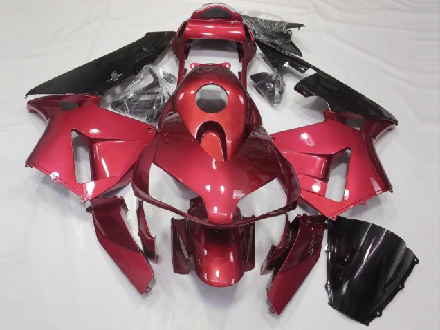 2003-2004 Rouge Bonbon Brillant Honda CBR600RR Carénage Moto 2003-2004 Rouge Bonbon Brillant Honda CBR600RR Carénage Moto