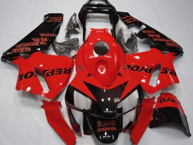 2003-2004 Rouge Brillant Repsol Honda CBR600RR Carénage Moto