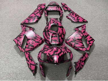 2003-2004 Rouge Camouflage Honda CBR600RR Carénage Moto