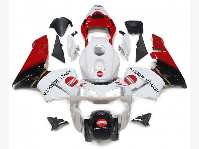 2003-2004 Rouge Konica Minolta Honda CBR600RR Carénage Moto 2003-2004 Rouge Konica Minolta Honda CBR600RR Carénage Moto