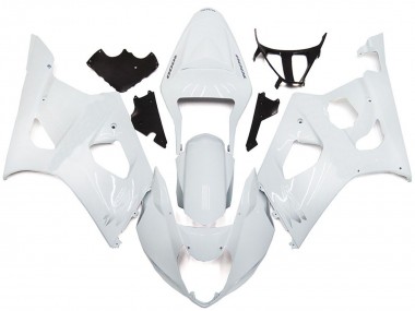 2003-2004 Style Blanc Brillant Uni Suzuki GSXR 1000 Carénage Moto