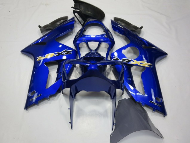 2003-2004 Style Bleu OEM Kawasaki ZX6R Carénage Moto 2003-2004 Style Bleu OEM Kawasaki ZX6R Carénage Moto