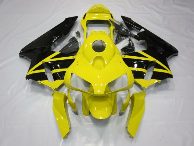 2003-2004 Style Jaune & Noir OEM Honda CBR600RR Carénage Moto 2003-2004 Style Jaune & Noir OEM Honda CBR600RR Carénage Moto