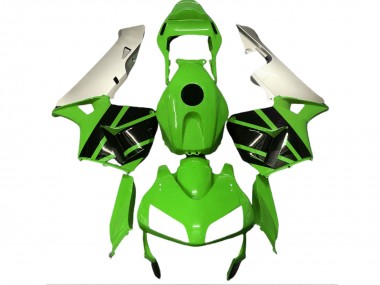 2003-2004 Vert Brillant & Argent Mat Honda CBR600RR Carénage Moto